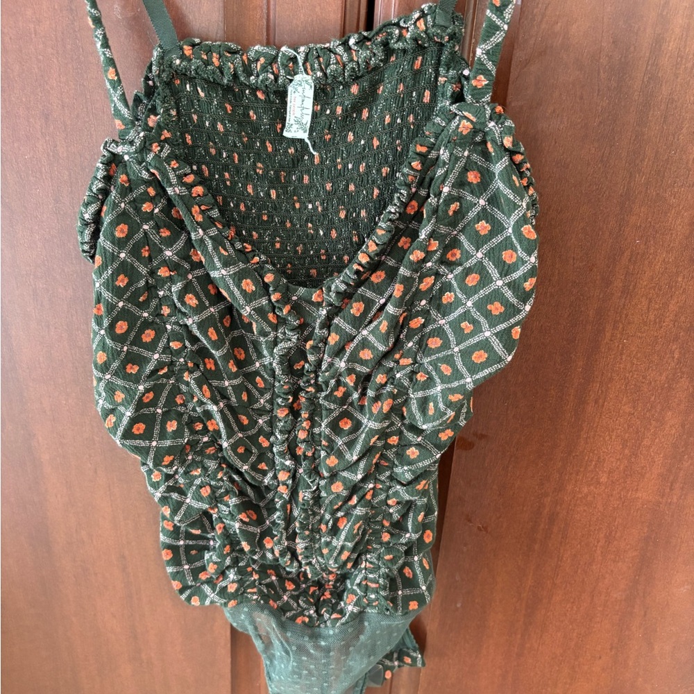 Free People Intimately Ruched Bodysuit Size S